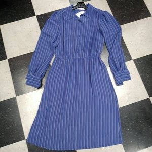 1980,s Vintage Belted Dress